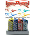 Señoras moda lentes de lectura de plástico (MRP21662)